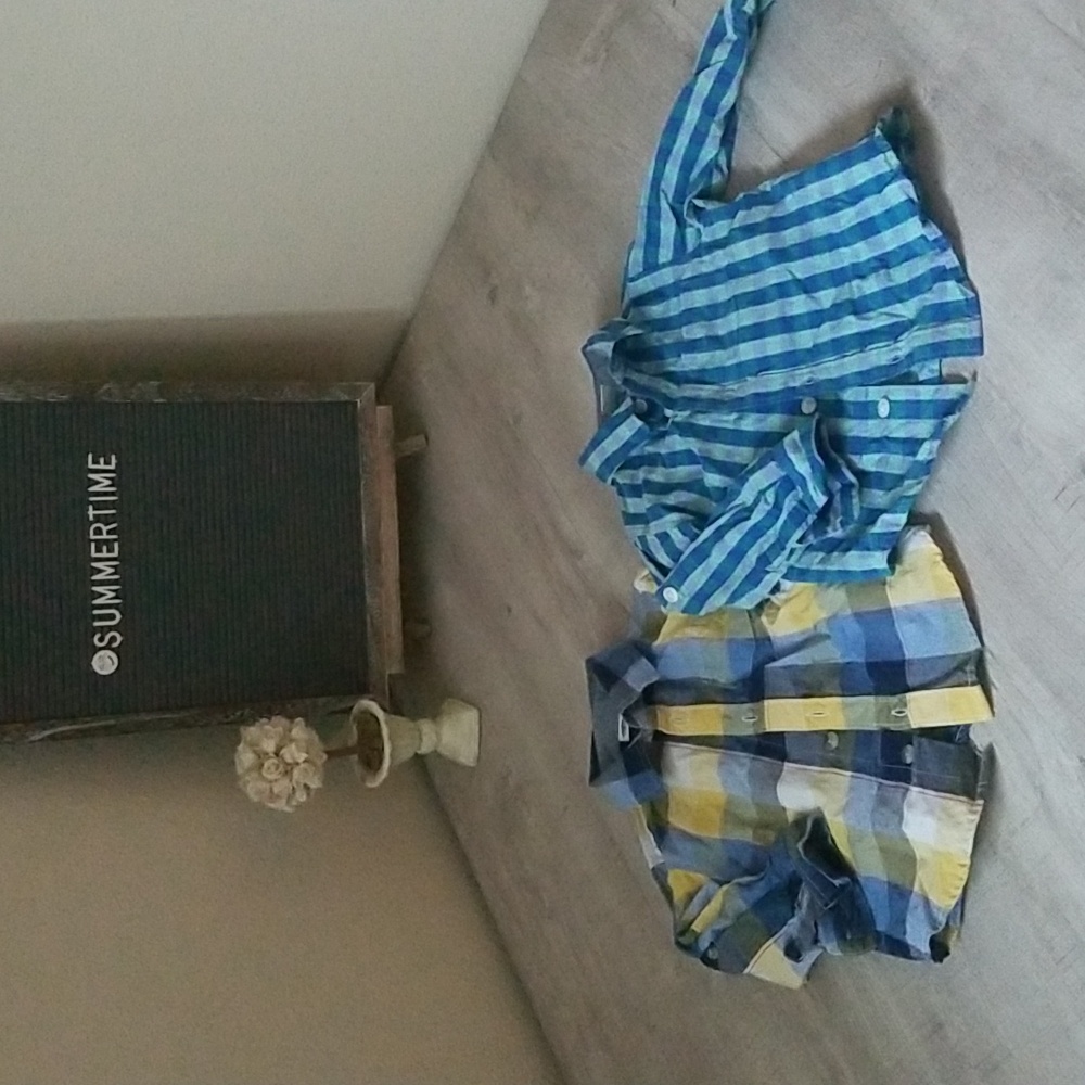 Old Navy Button-up Dress Shirts/12-18 mos.
